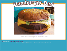 Tablet Screenshot of hamburgerbed.com